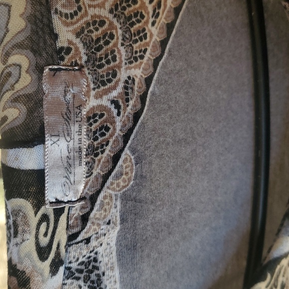 Vine Street Sleeveless Collared Multicolored Sz. XL Dress Or Tunic - Picture 3 of 7